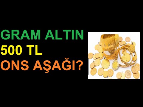 ALTIN ONSTA NOKTA ATIŞI, GRAM ALTIN 500 TL HEDEFİMİZİ GÖRDÜ !!!