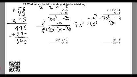 H13 6 2 Veeltermen vermenigvuldigen met praktische schikking