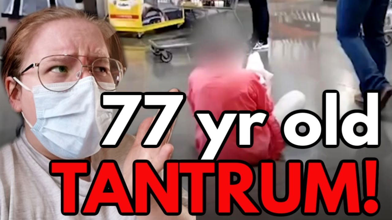 ANTIMASKERS 77 yr old lady throws a TEMPER TANTRUM at costco! REAL