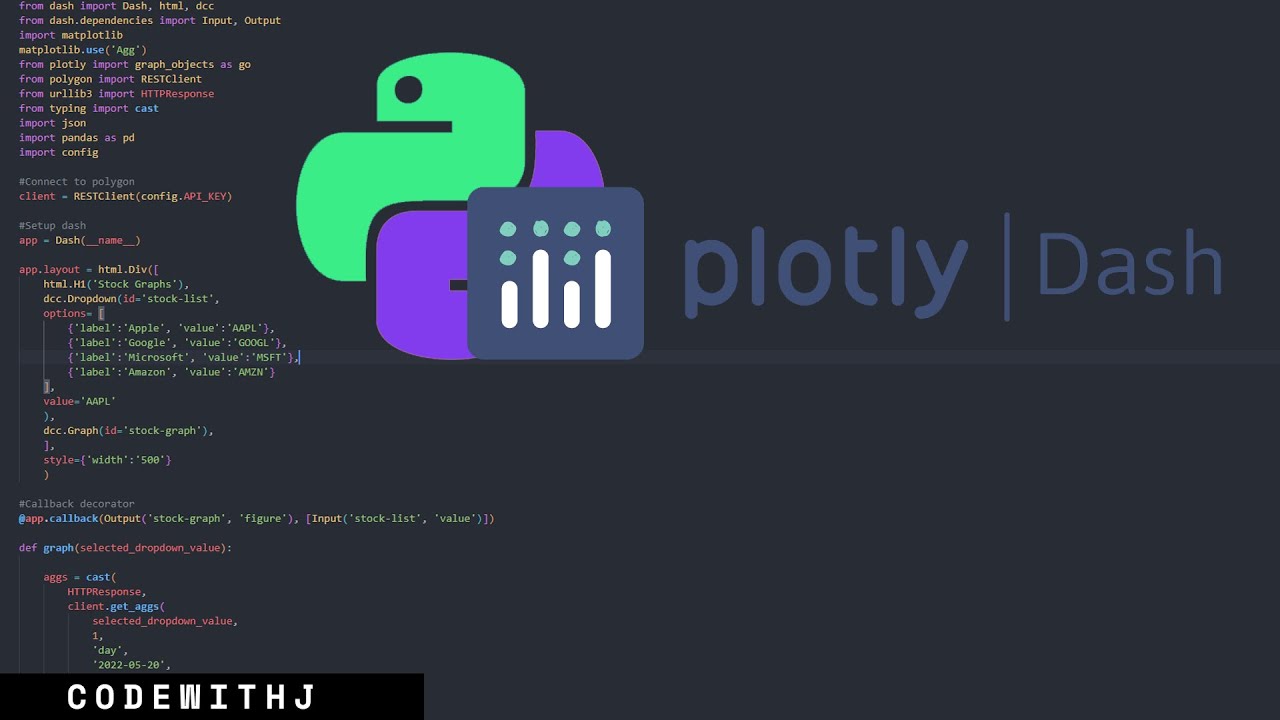 Polygon.io Python Graphing Multiple Stocks Tutorial - YouTube