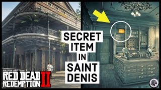 RDR2 - SECRET ITEM in SAINT DENIS Tailor Shop