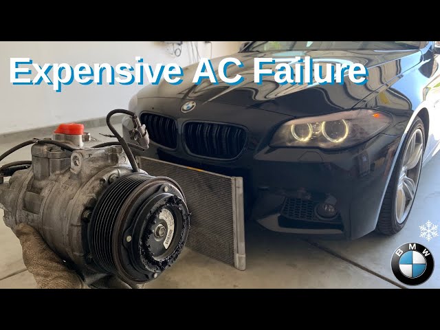 A/C Compressor W/ 7-Groove Pulley For BMW E60 F10 535i 535i XDrive 535xi L6 3.0L