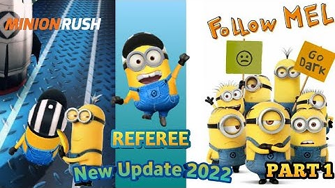 Minion Rush Infinite Run Game Gameplay New Update 2022 | Part 1 | Unlock Referee | RASEEN