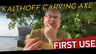 Kalthoff Small Carving Axe 01 firstuse review