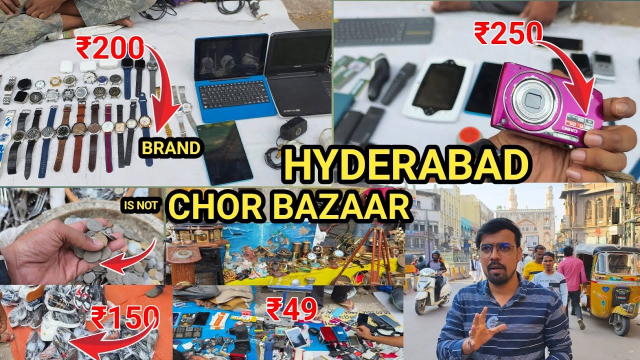 Itwar Bazar At Charminar Hyderabad / Sunday Market /😱 not Chor Bazar #sundaymarket