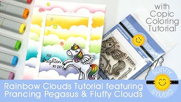 Rainbow Pegasus and Clouds Video Tutorial by Mindy Baxter