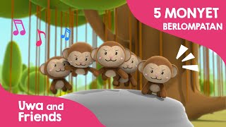 5 Monyet kecil berlompatan - Lagu anak terbaru