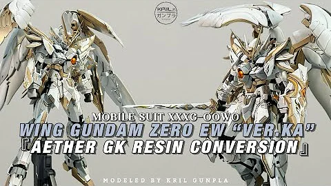 Turning Wing Zero Gundam into GK Resin by using tools from TEMU | AETHER WING | Custom | MG | TEMU