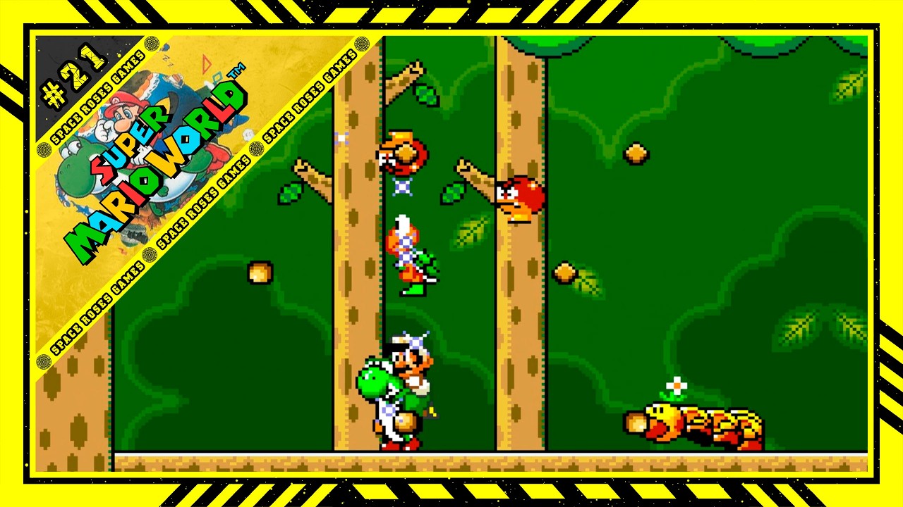Super Mario World (SNES) #21 Forest of Illusion 1 - YouTube