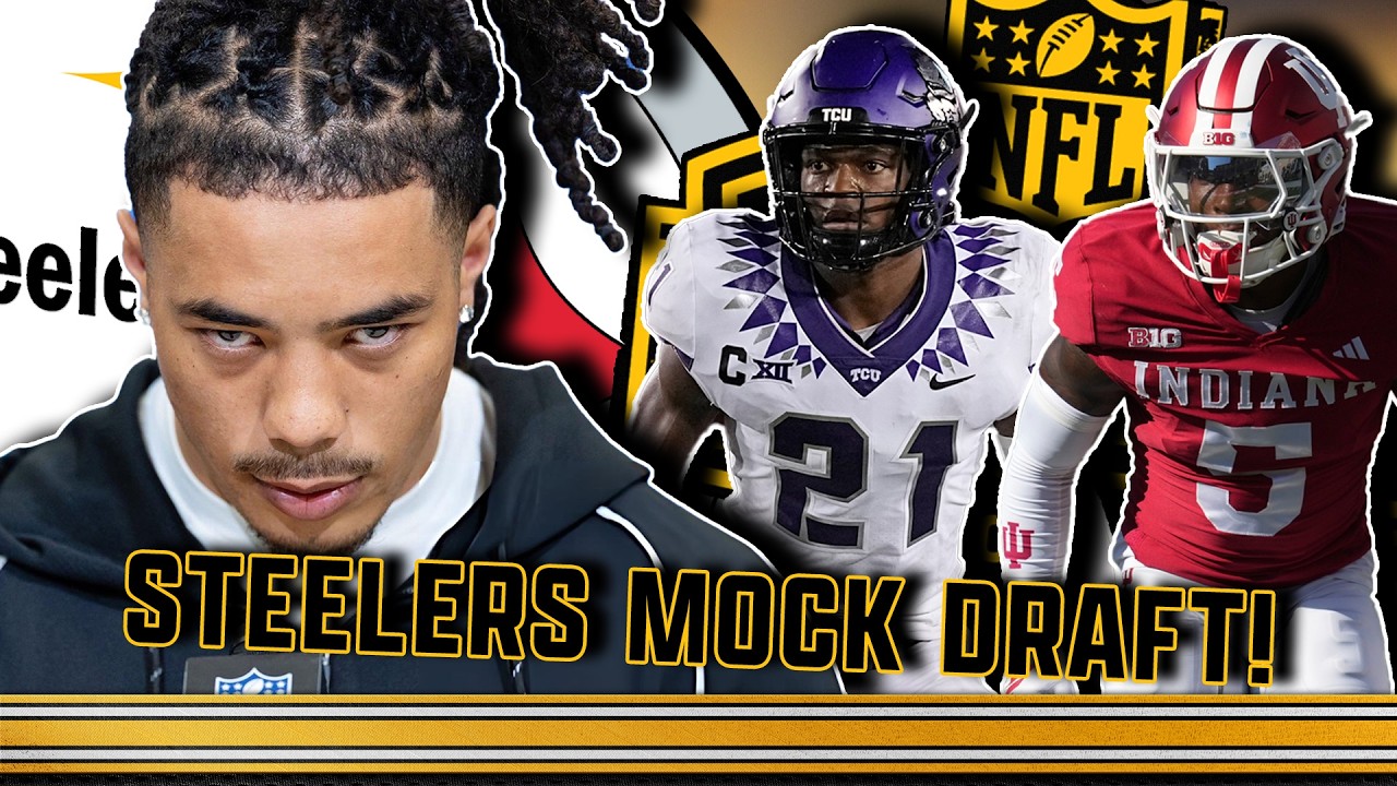 Steelers 2026 NFL Mock Draft Full 7 Rounds | TRADE UP FOR A WIDE RECEIVER #NFLDraft #SteelersNation