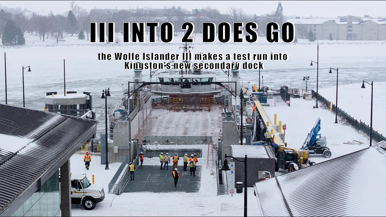 III в 2: Вперёд! — Испытательный док Wolfe Islander III в Кингстоне (4K)