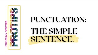 Clear Writing with Simple Sentences
