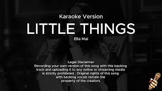 Ella Mai - Little Things (Karaoke Version)