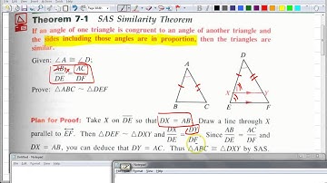 Geometry 7.5 Theorems for Similar Triangles
