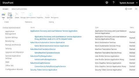Create and Configure Visio Graphics Service Application in SharePoit 2019