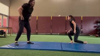 Double Leg Takedown to Shoulder Roll to Back Control and Finish