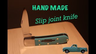 Knife making - Chevy c10 Slip joint pocket knife