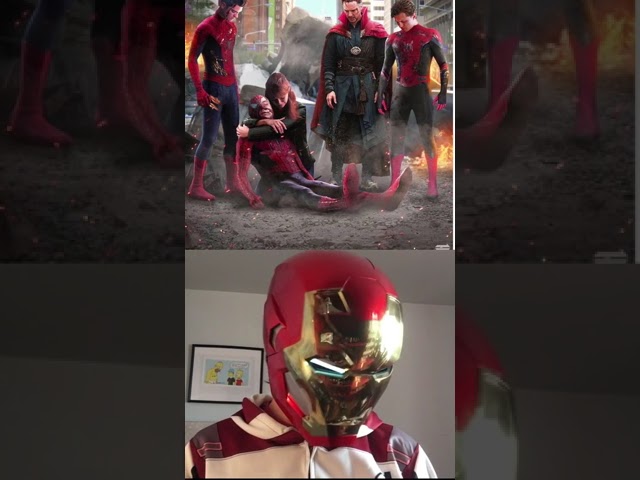Spider man: no way home💜😥 #spiderman#tobeymaguire #spiderman3#sad#foryou#fyp #ironman#ironmancosplay