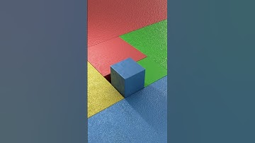 Satisfying cube render done in blender with animation #3danimation #blender3d