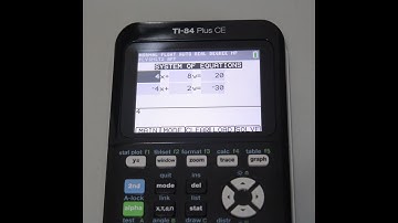 How to Solve Systems of Equations on TI-84 Plus CE and TI-84 Plus Silver Edition