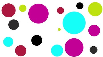 Pop Art Circles free video background loop FullHD 60 FPS