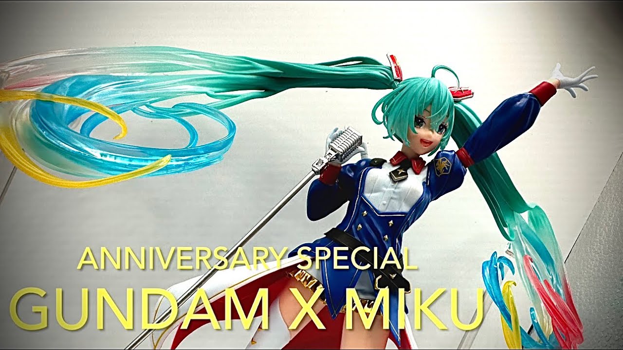 Gundam X MIKU anniversary Special Project #figure #unboxing