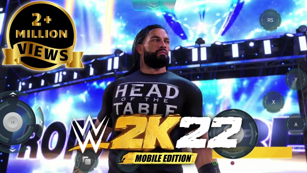 WWE 2K22 Mobile  Android Main Menu & Roster CONCEPT 