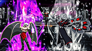 "Revenge Of The Fallen" Devourer Element 12P (Evil Mode) VS Hades [Request Match] KOF MUGEN
