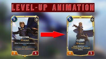 Quinn level-up animation | Legends of Runeterra