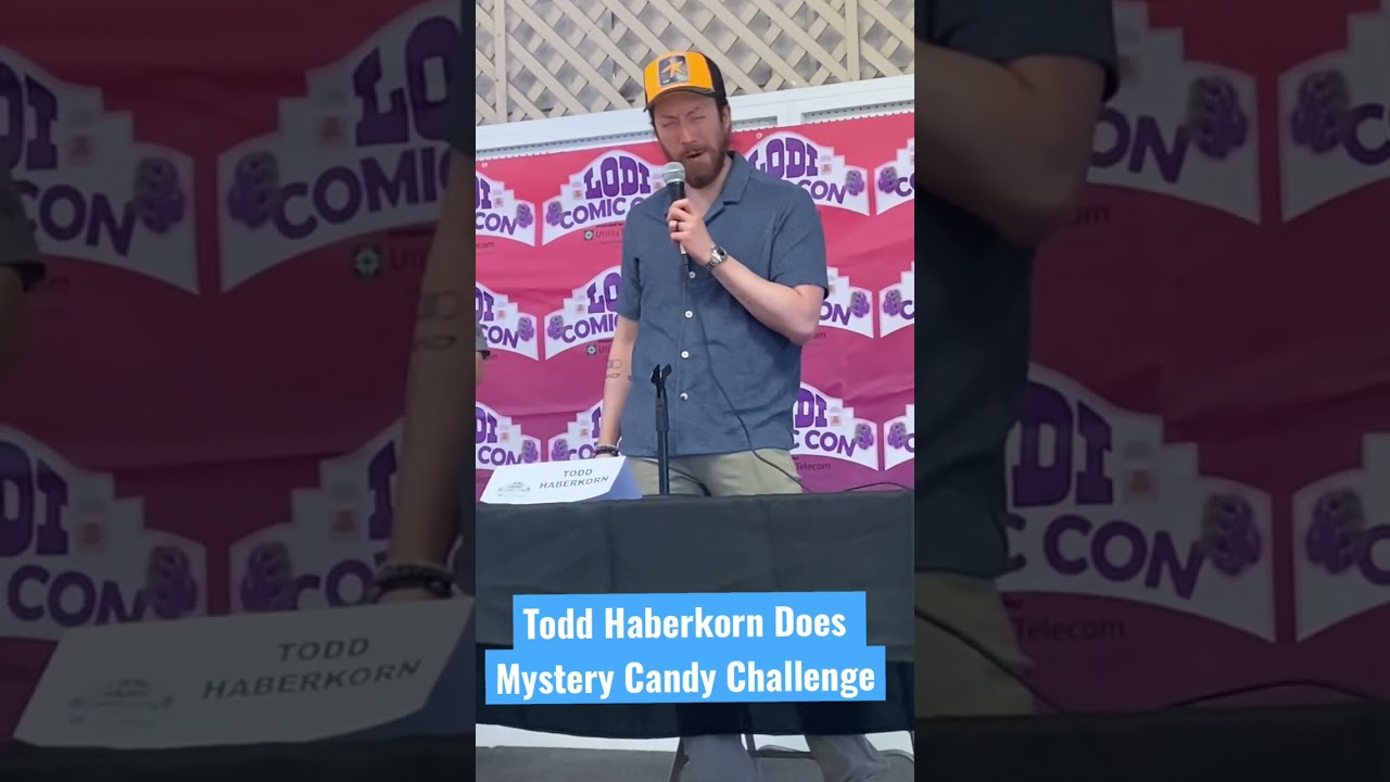 Todd Haberkorn Does Mystery Candy Challenge #shorts