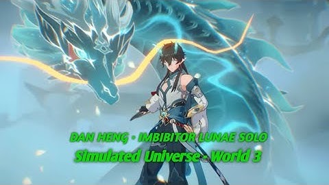 [ Dan Heng IL E1 S1 Solo vs Gepard Simulated Universe World 3 ] | Honkai Star Rail