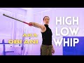 Highlow whip 20  staff spinning tutorial for beginners  michelle c smith