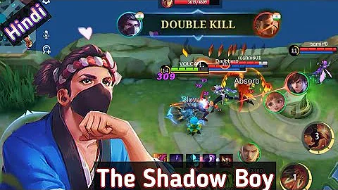 The Shadow Boy Hayabusa | Mobile legends Bang Bang Hayabusa Gameplay in hindi | @ordinaryone551