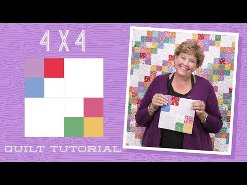 Make a 4 x 4 Quilt with Jenny!