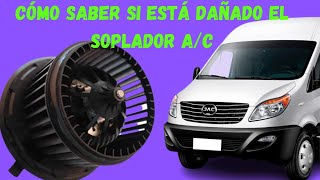 COMO COMPROBAR UN SOPLADOR DE AIRE ACONDICIONADO [SOPLADOR JAC SUNRAY AVERIADO]SOPLADOR NO FUNCIONA