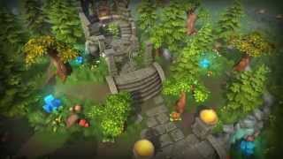 Lowpoly Forest Ruins
