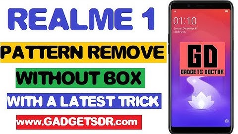 Remove Realme 1 (RMX1859) Pattern Lock, Password, Pin Remove Without Any Box - Offline