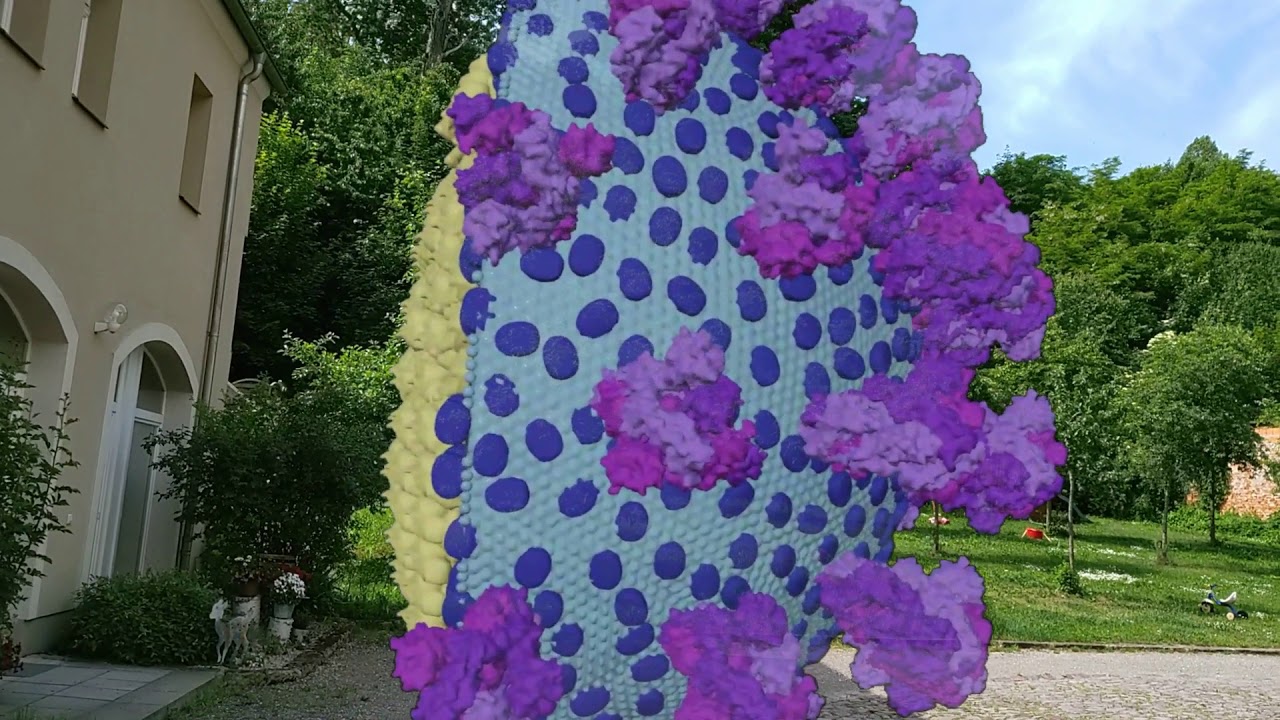HoloLens 2 Azure Remote Rendering and SARS-CoV-2 Corona Virus 🦠 - YouTube