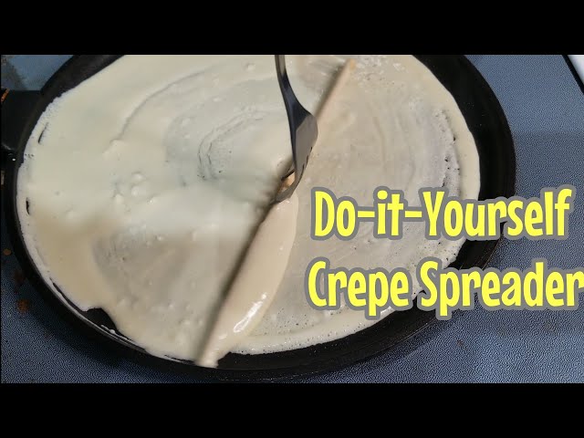 How to make a crepe spreader 