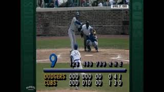 Cubs Vs Dodgers 1989, Top Of The Ninth Final Outs.