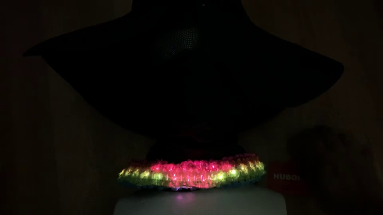 HUBOPTIC® Sound Reactive Collar Light Up Necklace