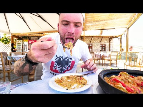 ALBANIAN FOOD in the CITY OF STONE!! Gjirokastër Tava + UNESCO Attractions | Gjirokastër, Albania