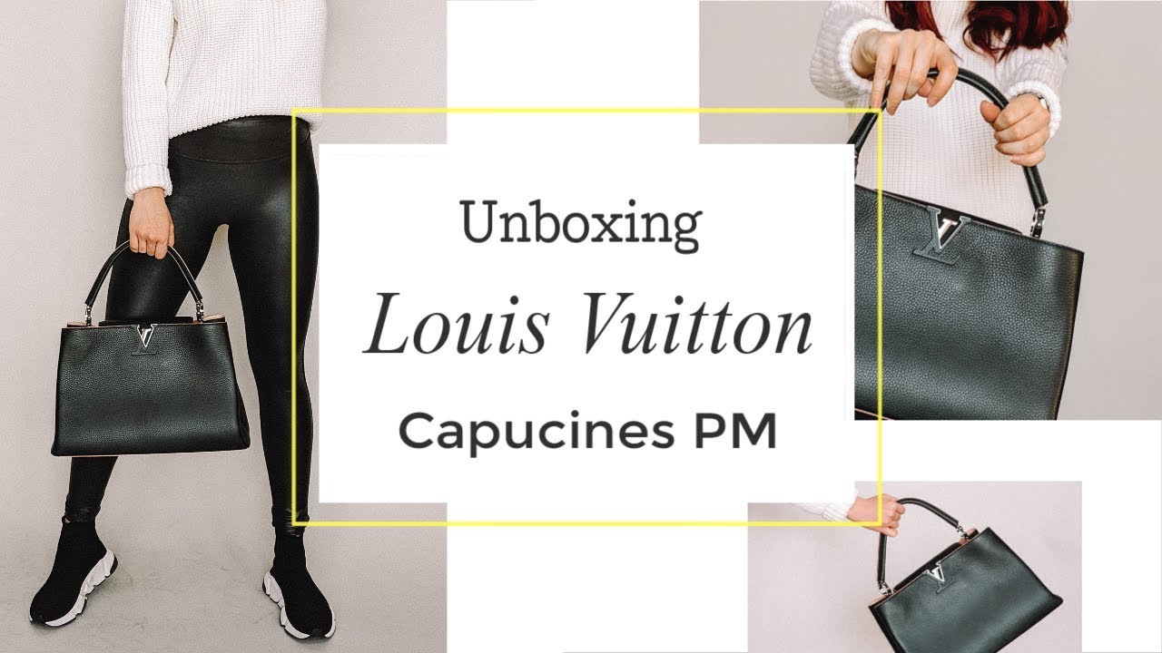 LOUIS VUITTON CAPUCINES PM Handbag - Unboxing and First Impression