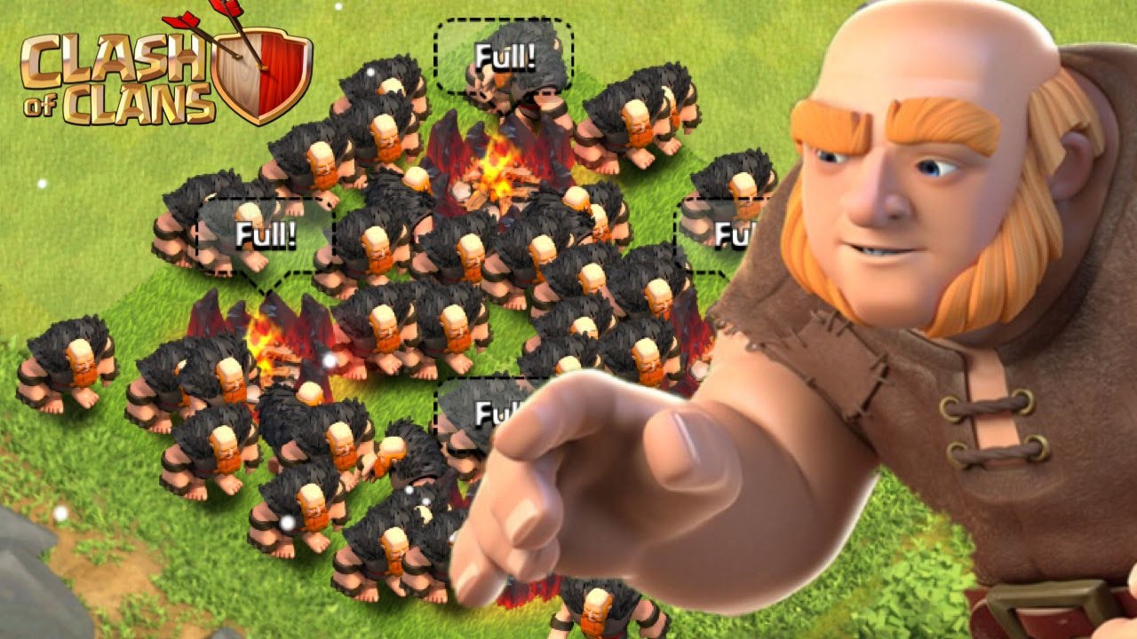 All 48 Level 7 Giants Raid In Clash Of Clans Great Loot 2015.