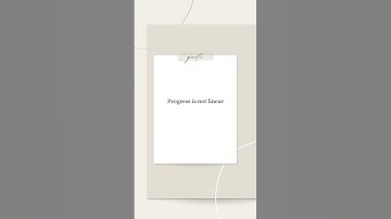 Progress is not linear