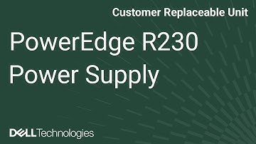 PowerEdge R230: Remove/Install Power Supply