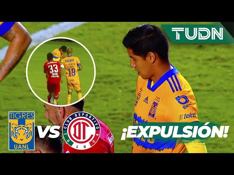 ¡Ahora sí! Hugo Ayala se va EXPULSADO | Tigres 2-1 Toluca | Guard1anes 2020 Liga Mx  | TUDN