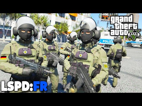 Update GTA 5 LSPD:FR - Das GRÖSSTE SWAT / SEK Team! - Deutsch - Polizei Mod #91 Grand Theft Auto V