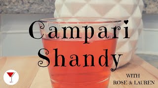 Campari Shandy | How to make a cocktail with Campari, Beer &amp; Lime Juice