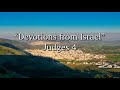 “Devotions from Israel” - Judges 4